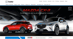 Desktop Screenshot of mazda.inallar.com.tr