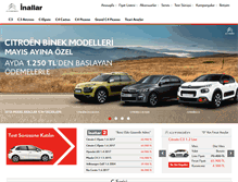 Tablet Screenshot of citroen.inallar.com.tr